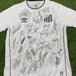 Camisa Oficial autografada 2021 do Santos – FINALIZADO as 16HS